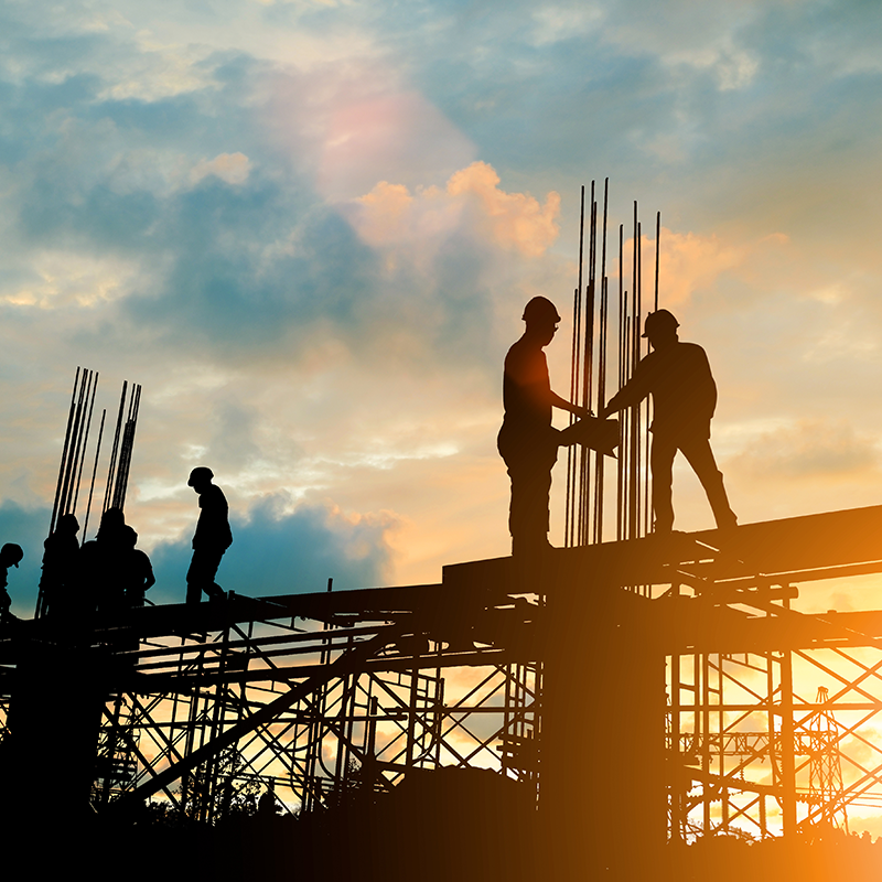 Construction silhouette